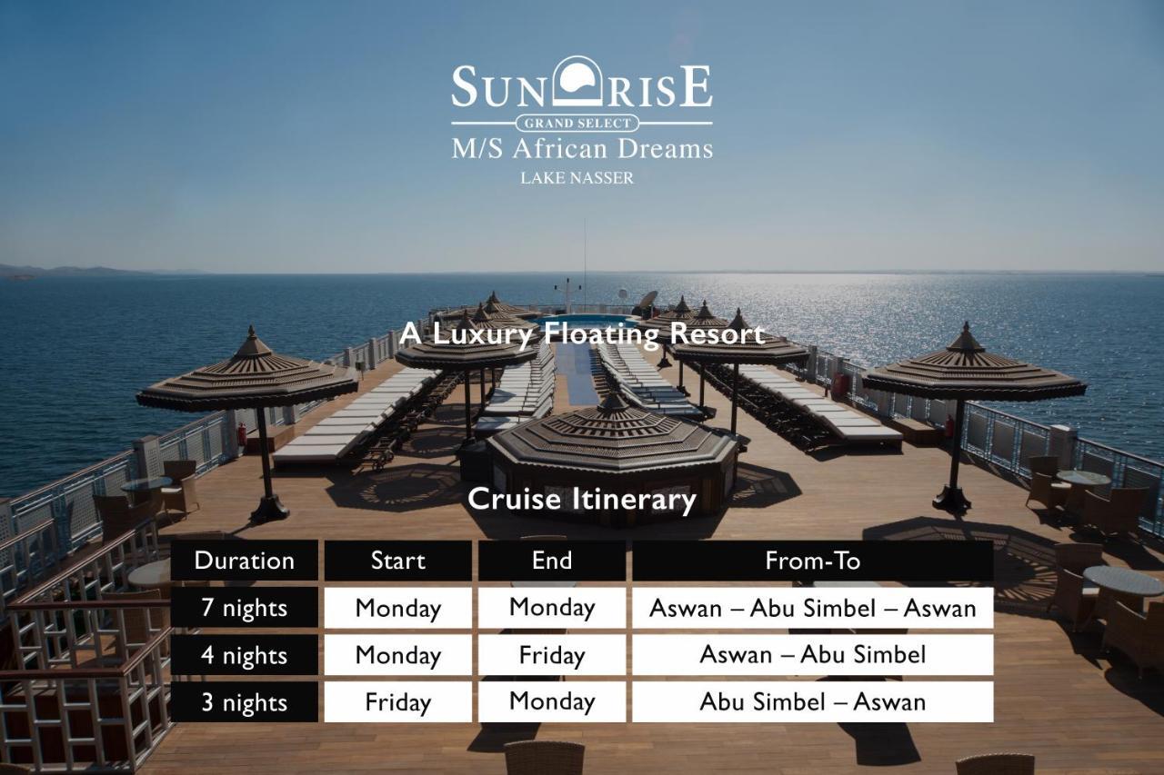 Sunrise African Dreams Cruise -Grand Select- Aswan Eksteriør billede